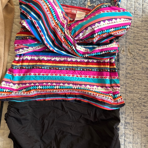 Anne Cole Tankini Swimsuit Size Medium - Picture 1 of 1